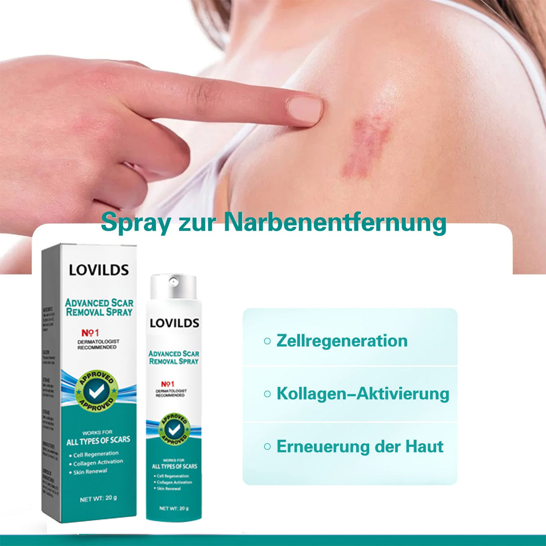 (🔥ULTIMO GIORNO DI SALDI-70% DI SCONTO) LOVILDS™ Spray Avanzato per Rimozione Cicatrici