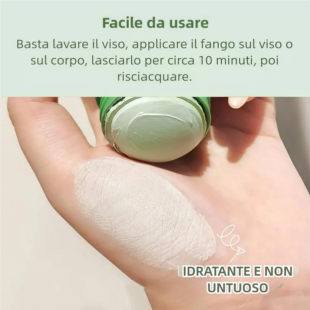 💥Maschera al Tè Verde LOVILDS™ per una Pulizia Profonda e Combattimento dei Batteri