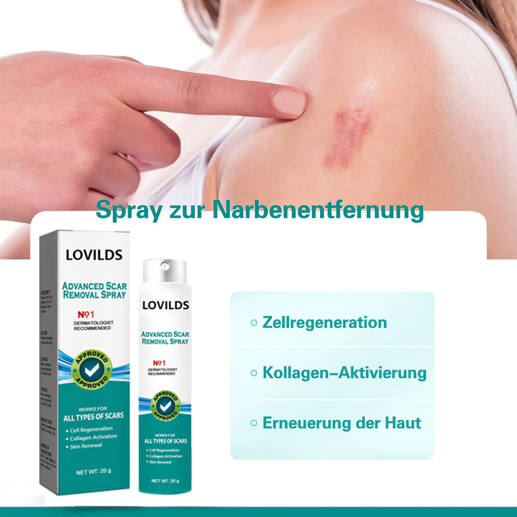 (🔥LETZTER TAG VERKAUF-70% RABATT) LOVILDS™ Fortgeschrittenes Narbenentfernungs-Spray