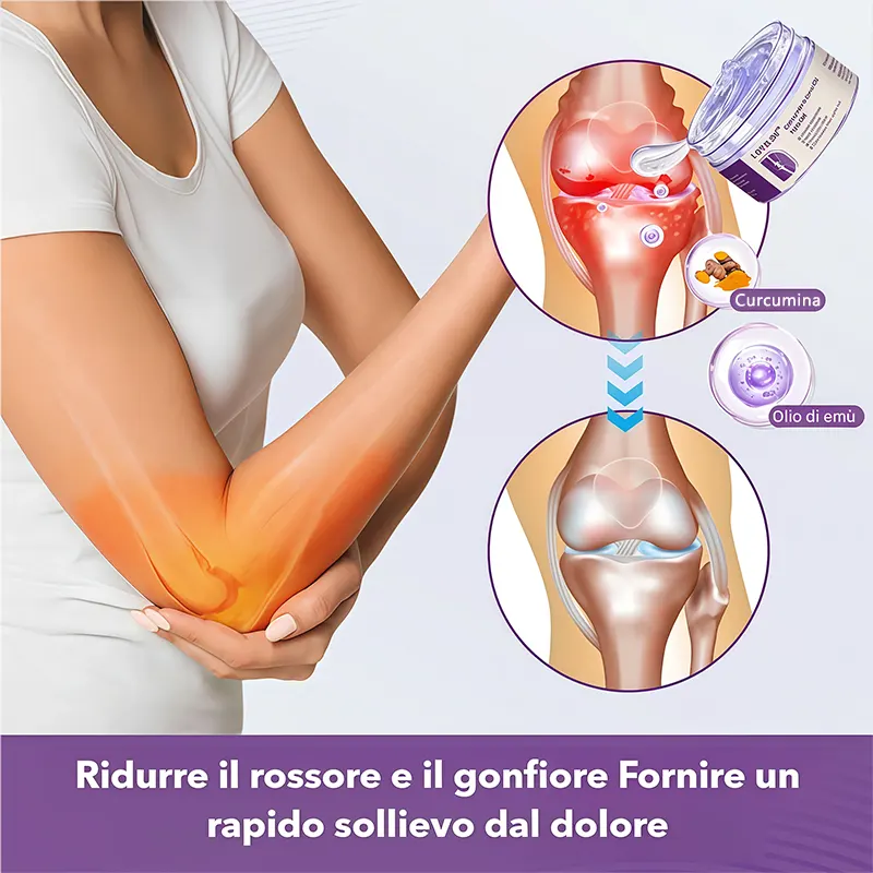 LOVILDS™ Gel al Olio di Emù e Curcumina per il Dolore – 🏥Sviluppato con il Supporto di Esperti Osteopatici Statunitensi