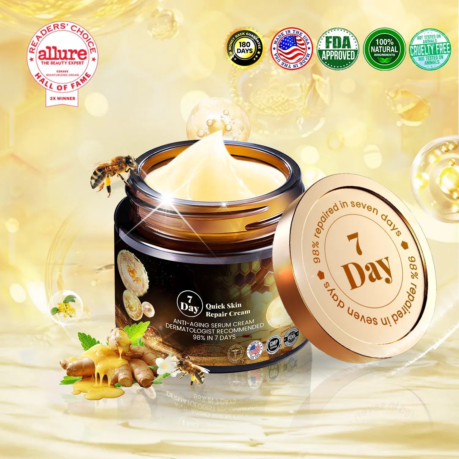 7-Tage Multi-Effekt All-in-One Hautpflegecreme (AAD empfohlen)