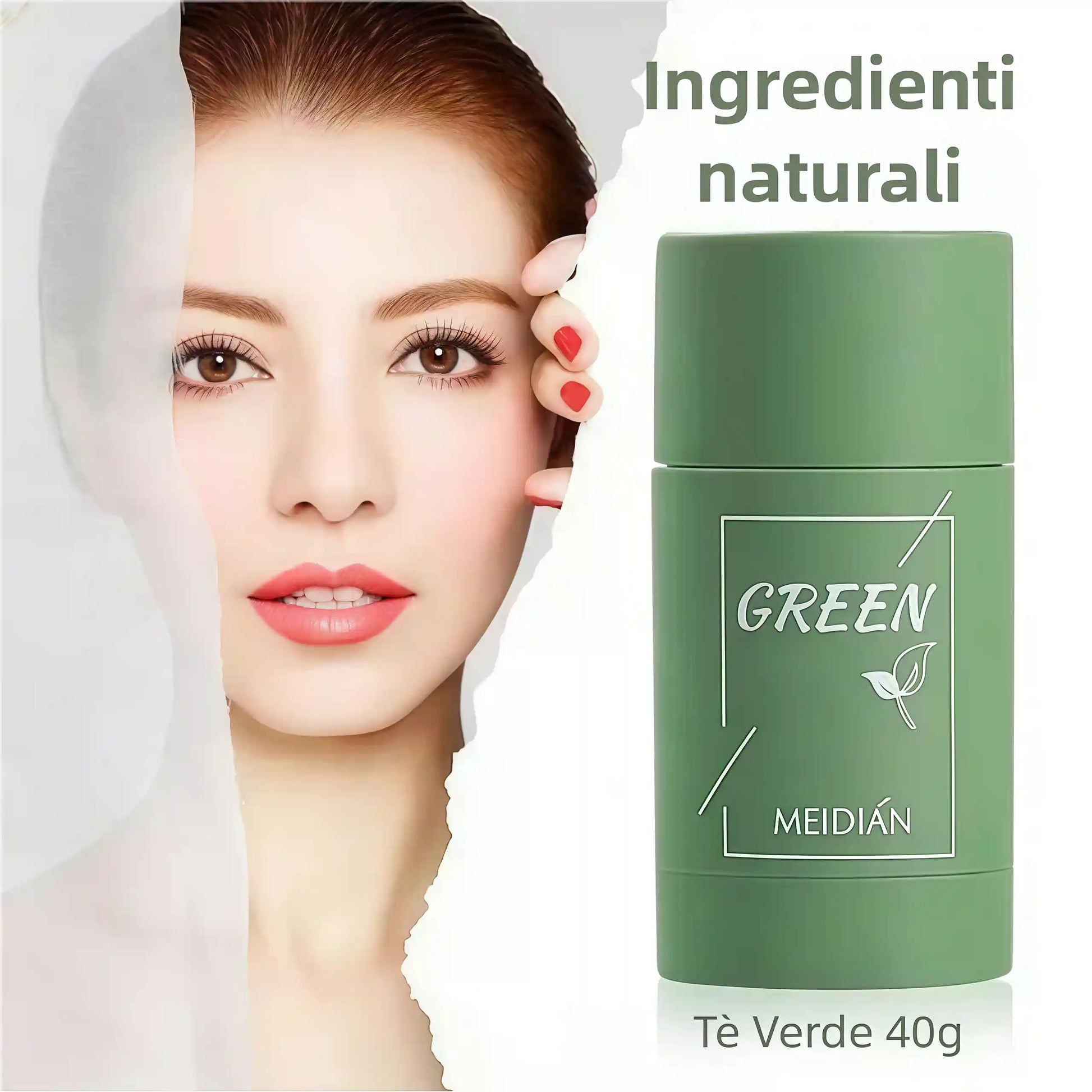 💥Maschera al Tè Verde BBOJI™ per una Pulizia Profonda e Combattimento dei Batteri