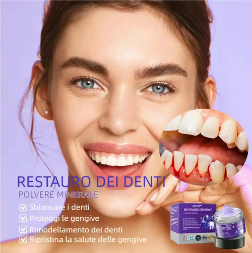 BBOJI™ Polvere Minerale per il Ripristino dei Denti🦷(raccomandata dall'ADA)