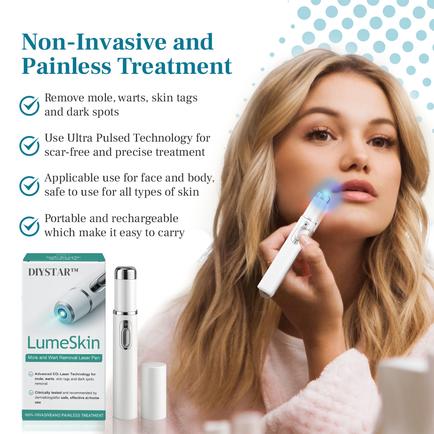 DIYSTAR™ LumeSkin Muttermal- und Warzenentfernungs-Laserstift 🟢1