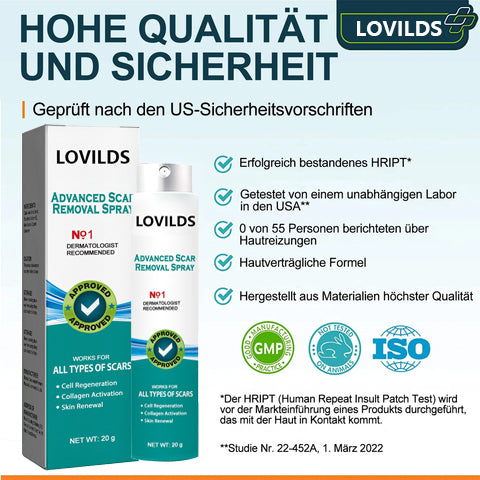 (🔥LETZTER TAG VERKAUF-70% RABATT) LOVILDS™ Fortgeschrittenes Narbenentfernungs-Spray