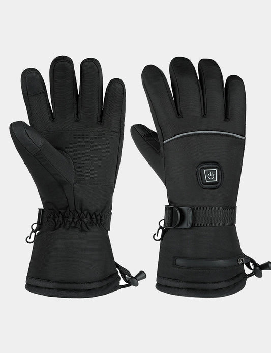 Palm Real Leather Outdoor Heating Gloves