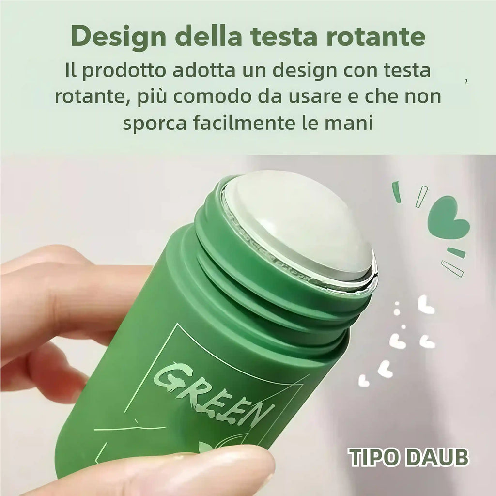 💥Maschera al Tè Verde LOVILDS™ per una Pulizia Profonda e Combattimento dei Batteri