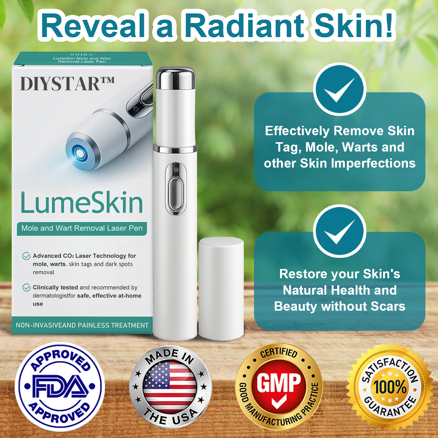 DIYSTAR™ LumeSkin Muttermal- und Warzenentfernungs-Laserstift 🟢1