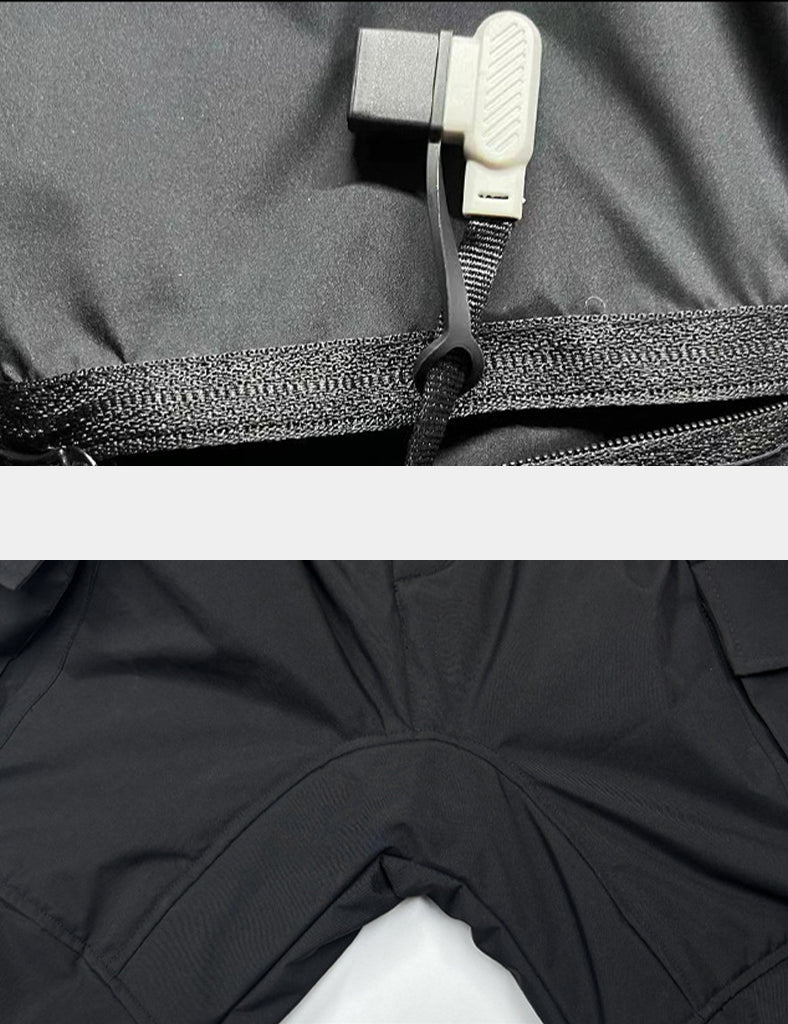 Men's Outdoor Multi-functional Heated Pants (18-Zone Heating) - Black - veneshwear