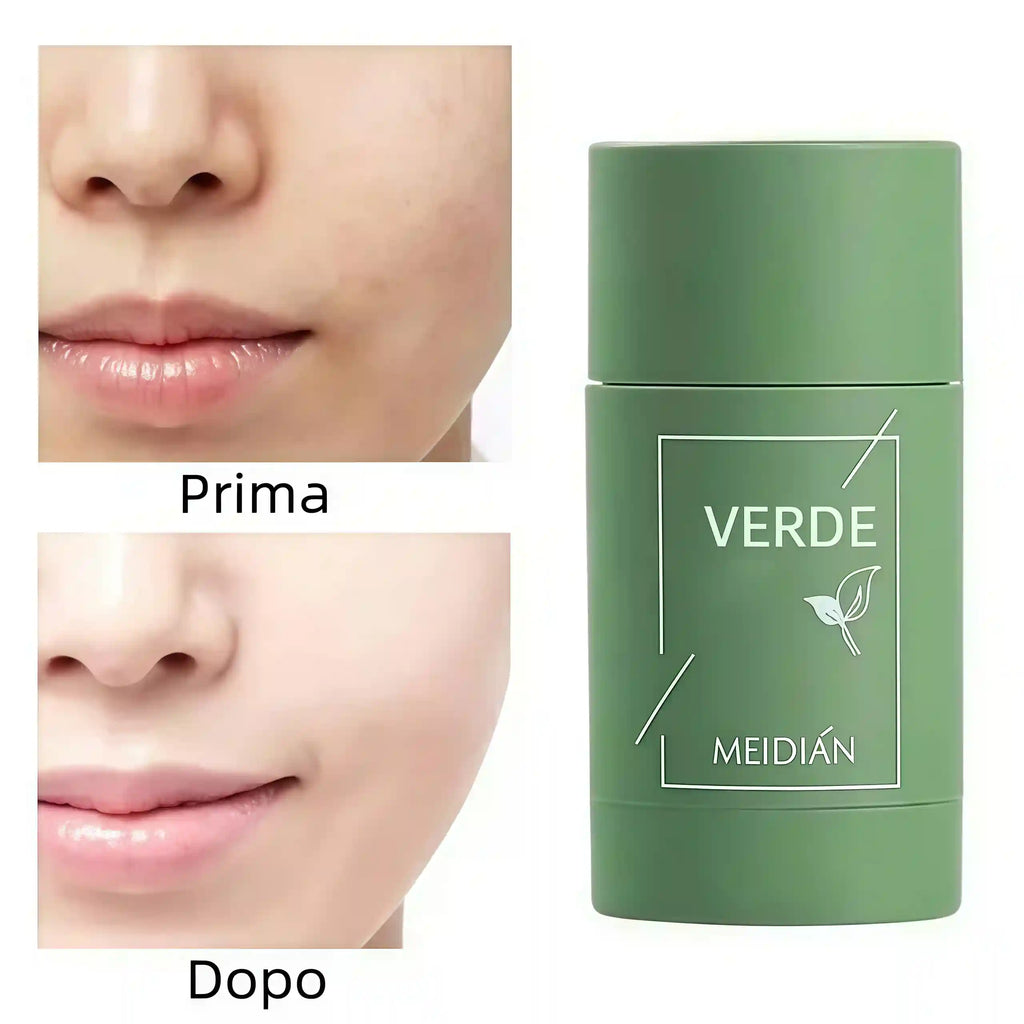 💥Maschera al Tè Verde LOVILDS™ per una Pulizia Profonda e Combattimento dei Batteri