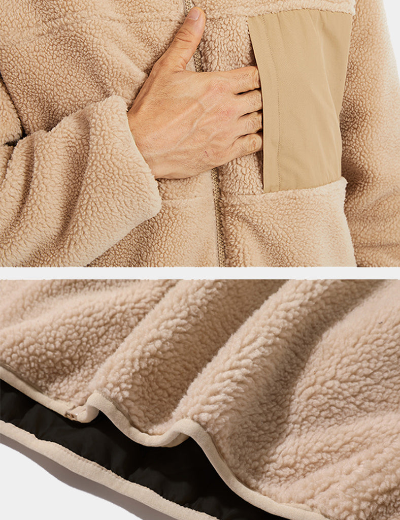 Men's Plush Heated Vest - Brown/Black - veneshwear