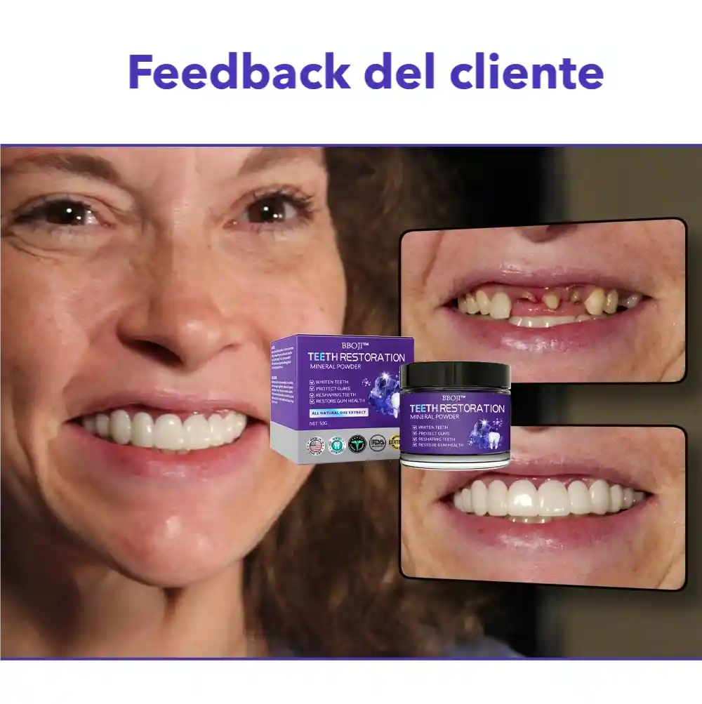 BBOJI™ Polvere Minerale per il Ripristino dei Denti🦷(raccomandata dall'ADA)