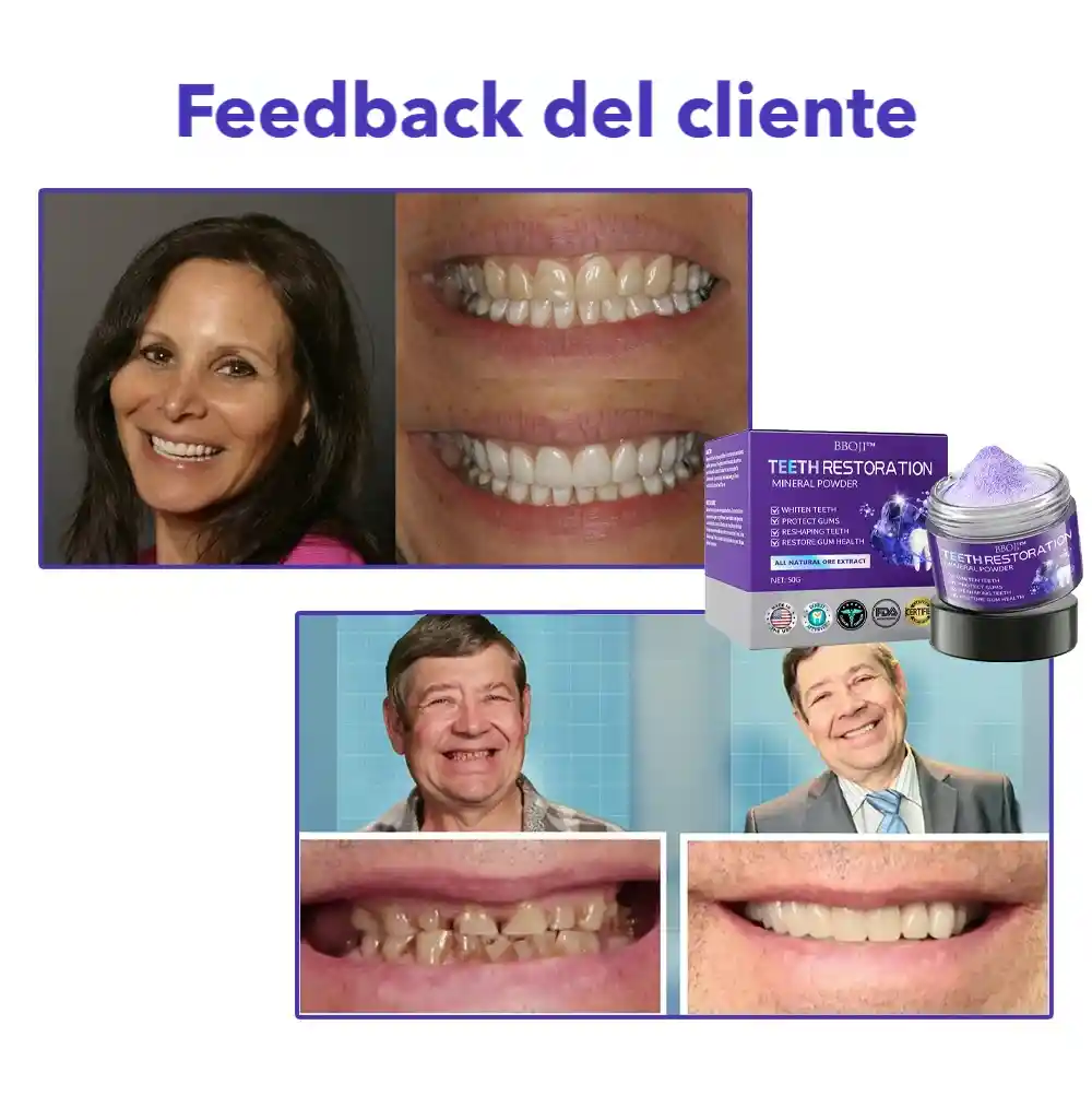 BBOJI™ Polvere Minerale per il Ripristino dei Denti🦷(raccomandata dall'ADA)