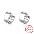 Punk Einfache 925 Sterling Silber Kleine Kreise Huggie Hoop Ohrringe Für Frauen Männer Brinco Bijoux Mode Schmuck Geschenke