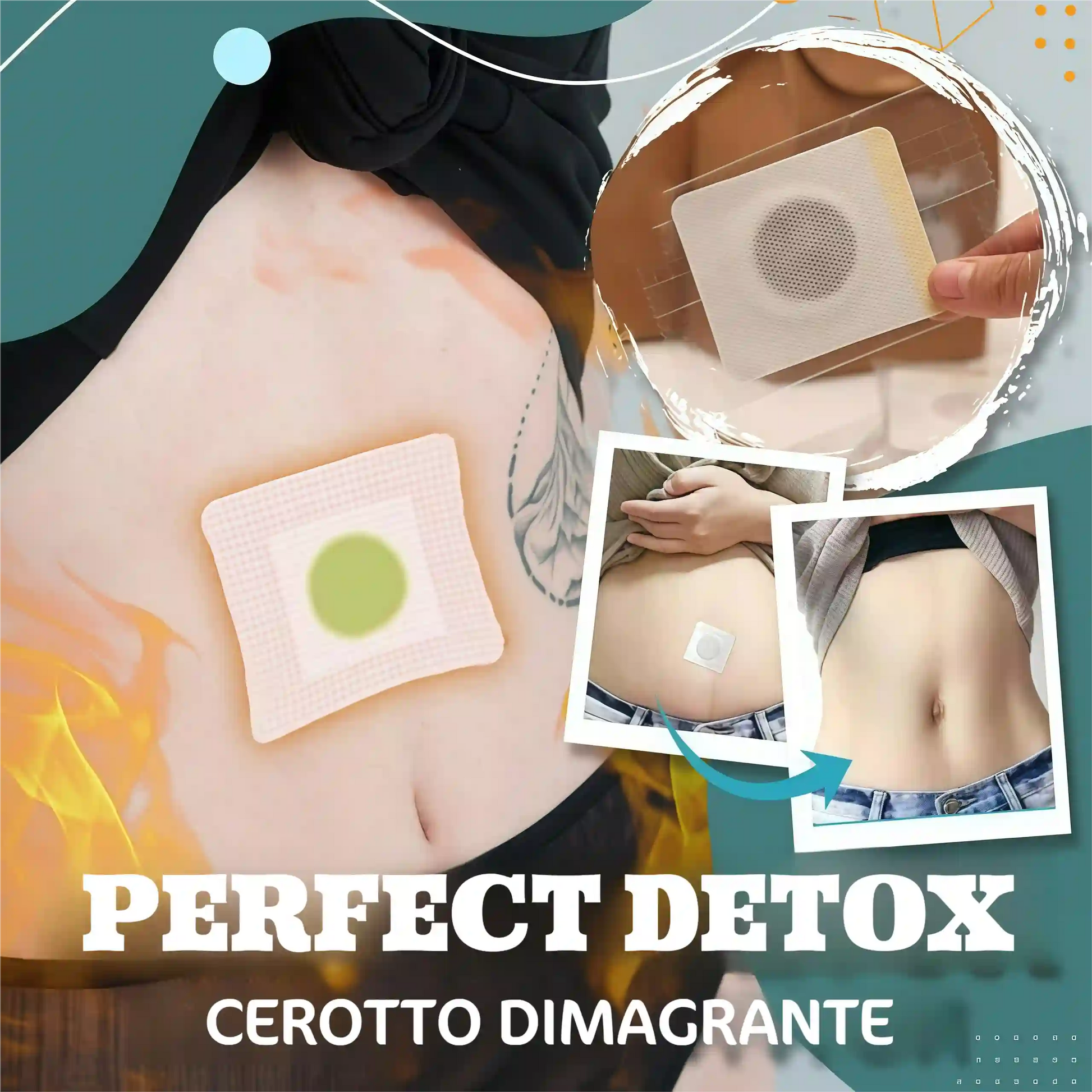 Cerotto Dimagrante Perfect Detox (Sconto a Tempo Limitato 🔥 Ultimo Giorno)