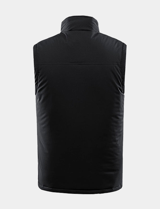 Men's 11-Zone Full-Body Heating Vest - Black/Navy/Green - veneshwear