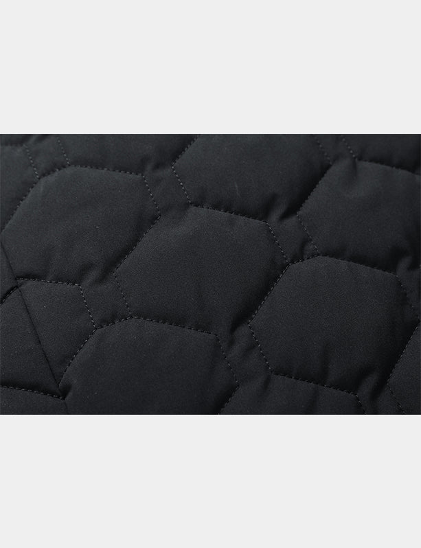 Men's V-Neck 20-Zone Heated Vest - Black - veneshwear