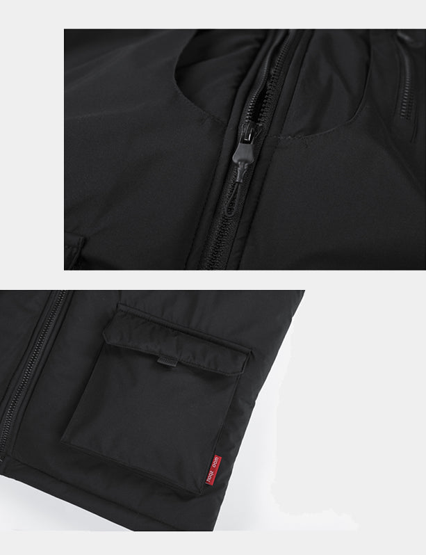 Men's 11-Zone Full-Body Heating Vest - Black/Navy/Green - veneshwear