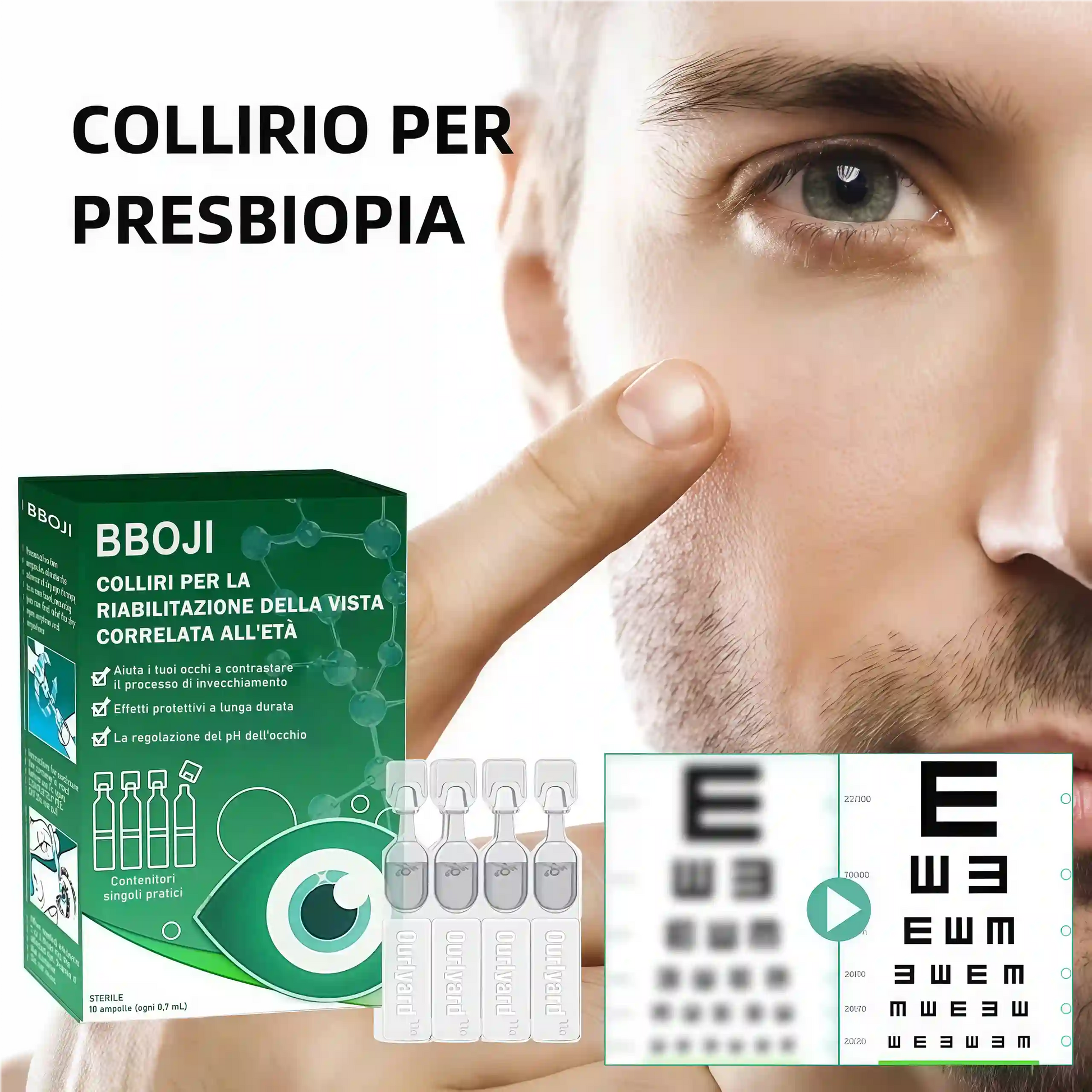 BBOJI™ Gocce Oculari per Presbiopia